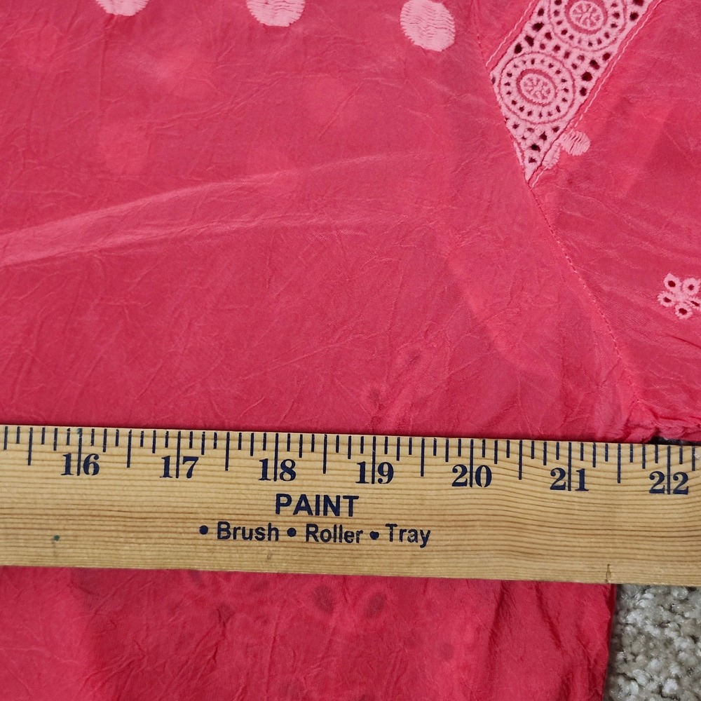 Johnny Was Pink Embroidered Bandana Tunic - Picture 7 of 12